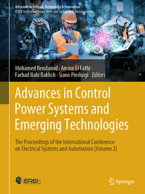 cover image of Advances in Control Power Systems and Emerging Technologies